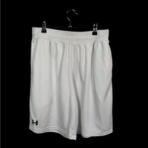 Under Armour Men's Athletic White Shorts